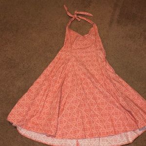 Summer halter swing dress